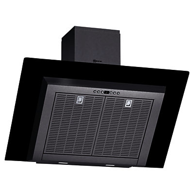 Neff D39GL64S0B Chimney Cooker Hood, Stainless Steel / Black